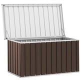 vidaXL Tuinbox 129x67x65 cm bruin