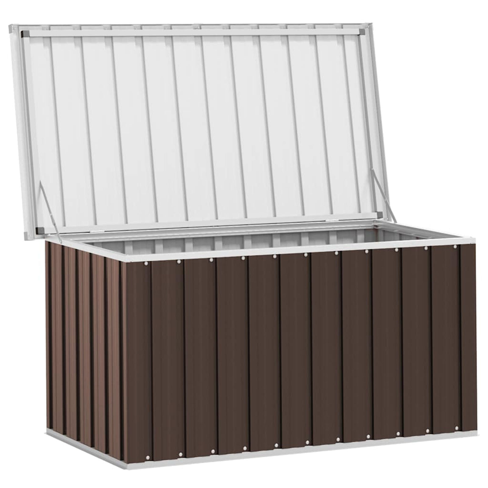 vidaXL Tuinbox 129x67x65 cm bruin
