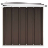 vidaXL Tuinbox 129x67x65 cm bruin