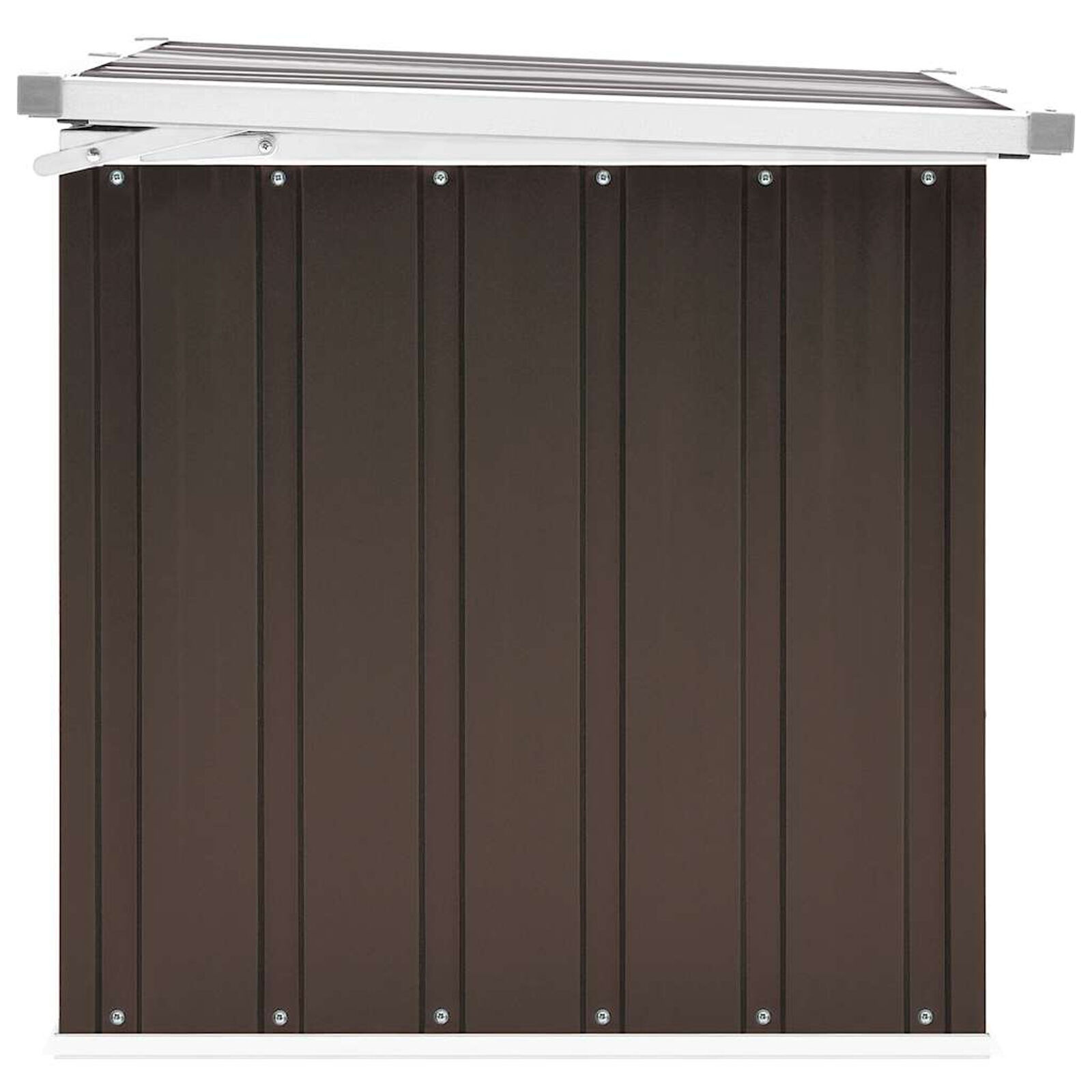 vidaXL Tuinbox 129x67x65 cm bruin