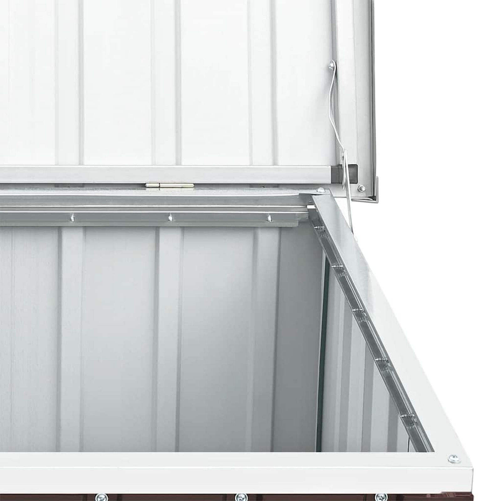 vidaXL Tuinbox 129x67x65 cm bruin