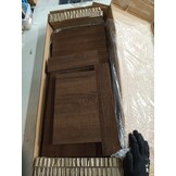 vidaXL Schoenenkast 80x35x45 cm bewerkt hout bruin eikenkleur