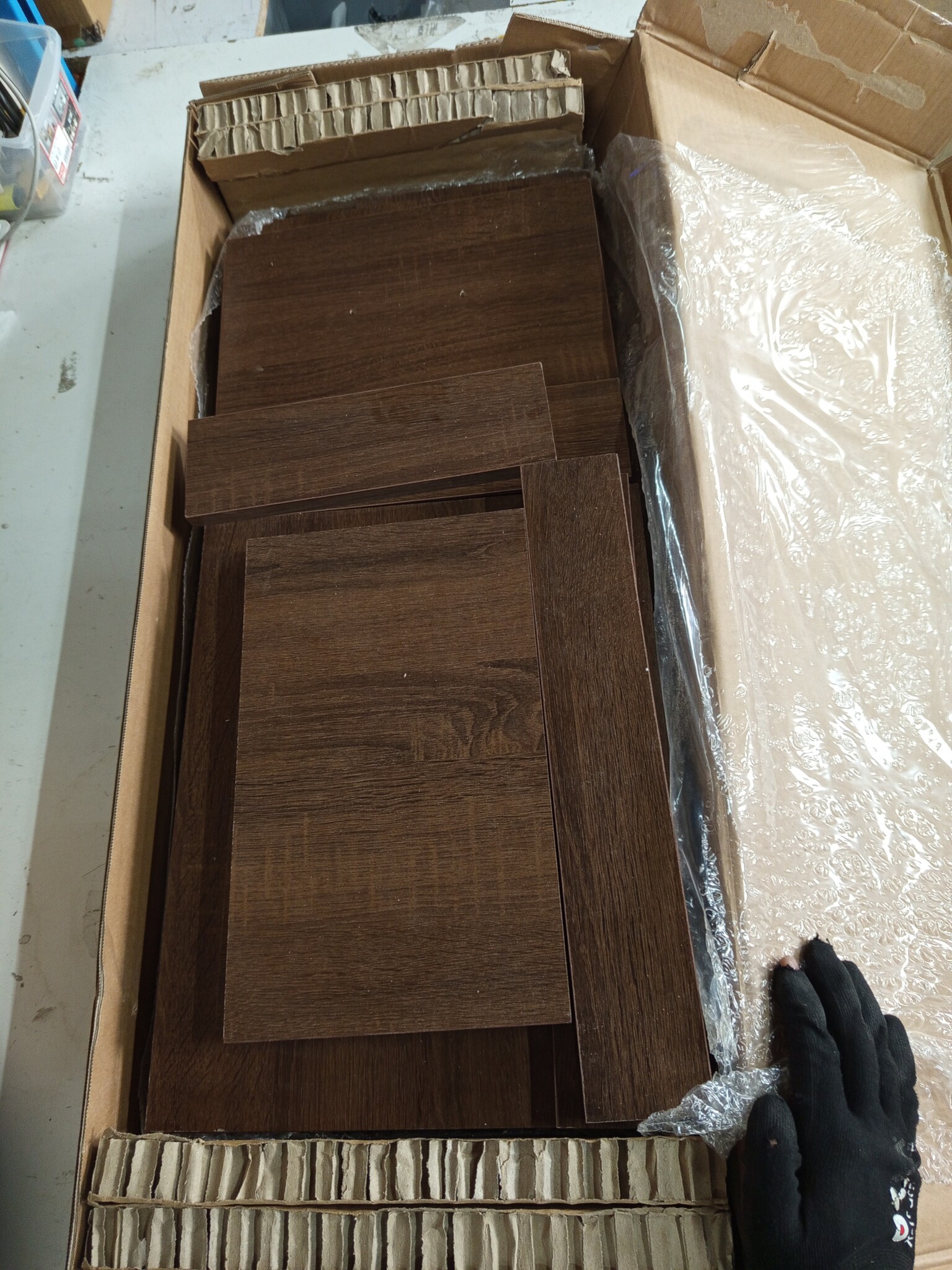 vidaXL Schoenenkast 80x35x45 cm bewerkt hout bruin eikenkleur