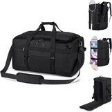 55x35x25cm KLM Draag Bagage Tas Voor Vliegtuig 3 IN 1 Reistas Waterdichte Oxford Reisrugzak Cabinetas 50L Draag op Bagage Weekender Rugzak Koffer Met Natte Tas Voor Reizen