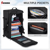 55x35x25cm KLM Draag Bagage Tas Voor Vliegtuig 3 IN 1 Reistas Waterdichte Oxford Reisrugzak Cabinetas 50L Draag op Bagage Weekender Rugzak Koffer Met Natte Tas Voor Reizen
