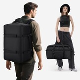 55x35x25cm KLM Draag Bagage Tas Voor Vliegtuig 3 IN 1 Reistas Waterdichte Oxford Reisrugzak Cabinetas 50L Draag op Bagage Weekender Rugzak Koffer Met Natte Tas Voor Reizen