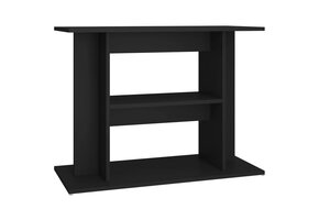 vidaXL Aquariumstandaard 80x35x60 cm bewerkt hout zwart
