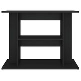 vidaXL Aquariumstandaard 80x35x60 cm bewerkt hout zwart