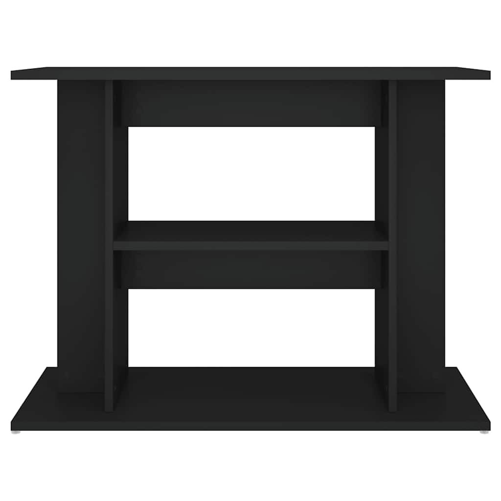 vidaXL Aquariumstandaard 80x35x60 cm bewerkt hout zwart