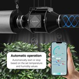 Ventilatieset 100mm Hydrocultuur met WiFi App & Koolstoffilter | 41% Korting