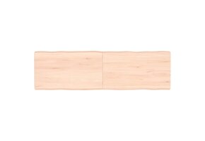 Eikenhouten Tafelblad Natuurlijke Rand 140x40cm - 33% Korting