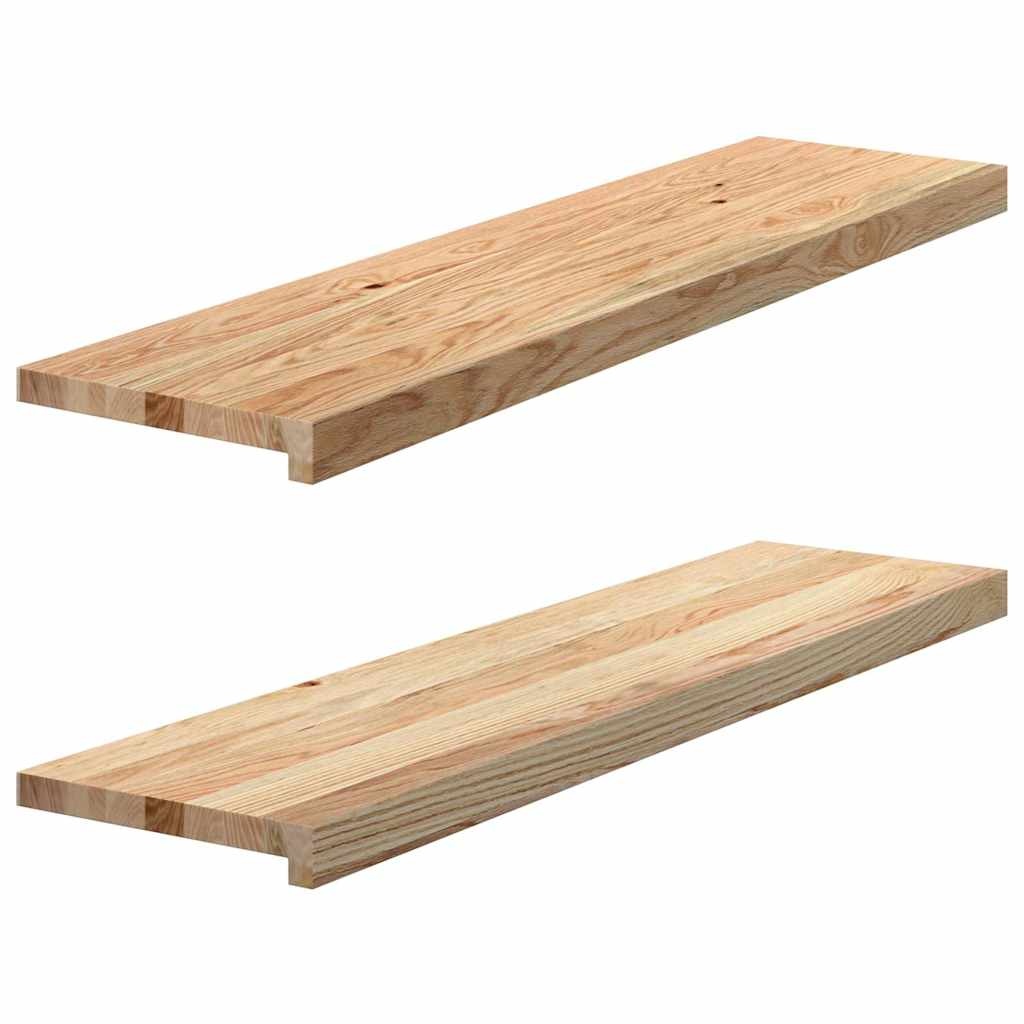 2x Massief Eikenhouten Vensterbanken 100x30cm - Onbehandeld (34% Korting)