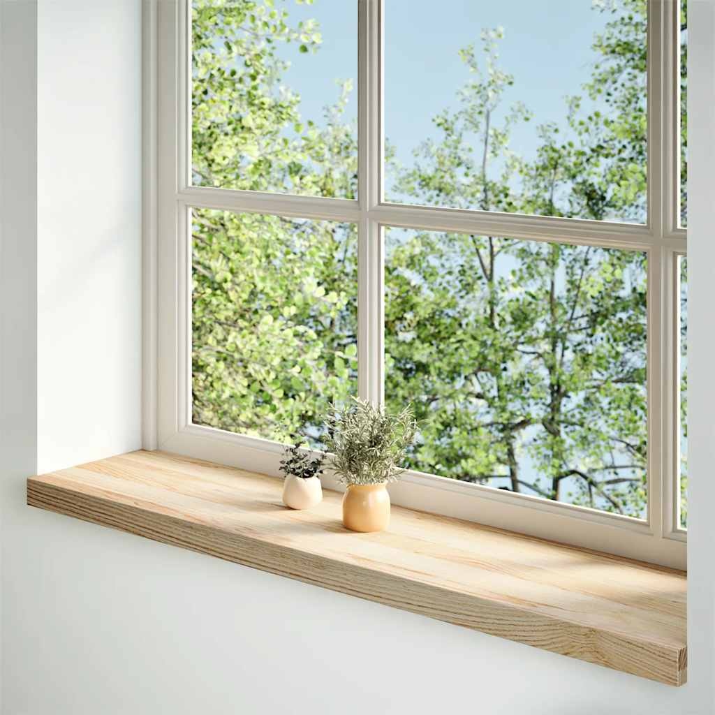 2x Massief Eikenhouten Vensterbanken 100x30cm - Onbehandeld (34% Korting)