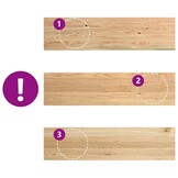 2x Massief Eikenhouten Vensterbanken 100x30cm - Onbehandeld (34% Korting)