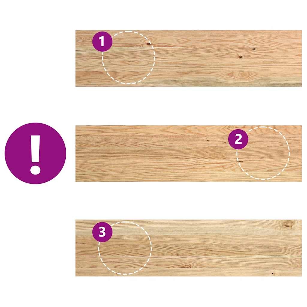 2x Massief Eikenhouten Vensterbanken 100x30cm - Onbehandeld (34% Korting)