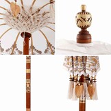 Balinese Parasol Crème 90x260cm - 34% Korting!
