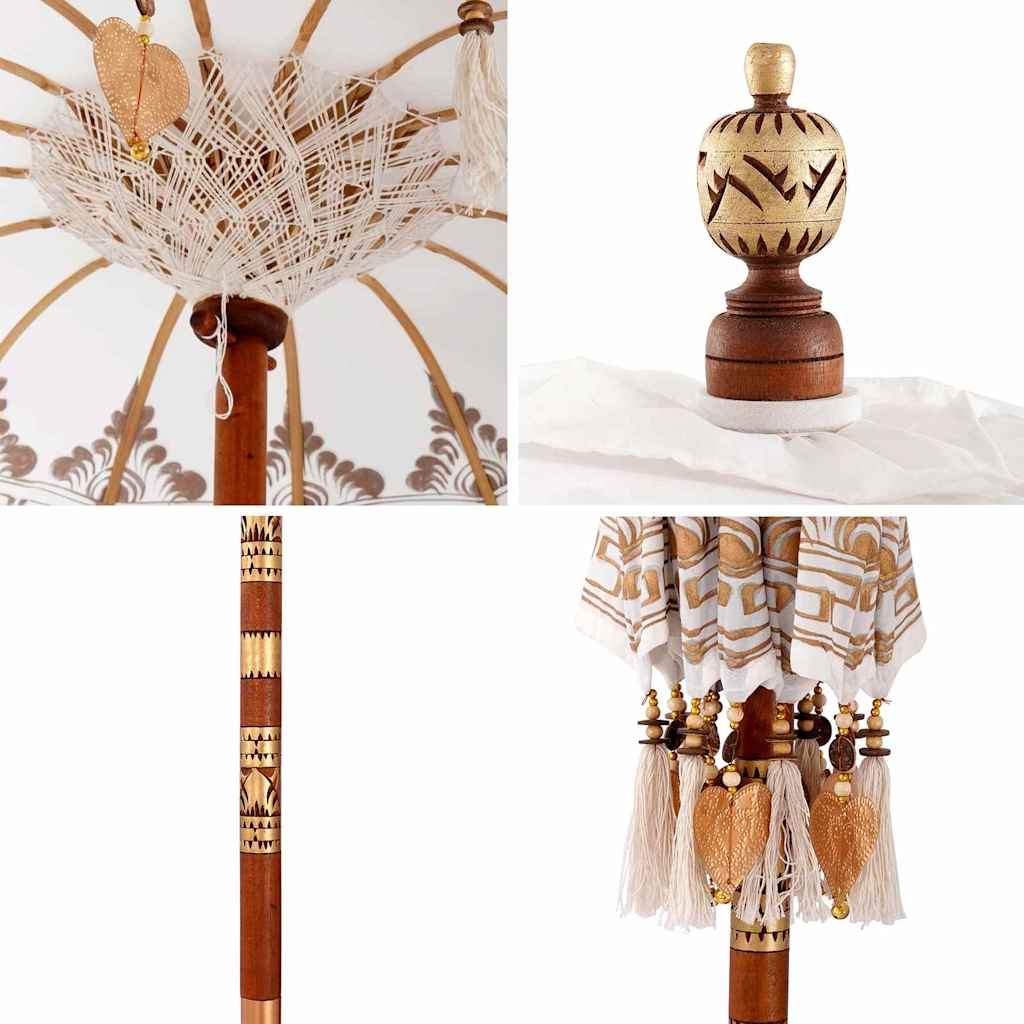 Balinese Parasol Crème 90x260cm - 34% Korting!