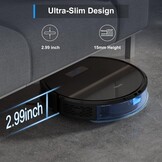 Tikom G8000 Pro Robotstofzuiger met dweilfunctie, 2-in-1, robotstofzuiger, 4500 Pa sterke zuigkracht, robotstofzuiger, oplaadbaar, wifi, max. 150 minuten, voor dierenharen, tapijt, harde vloeren