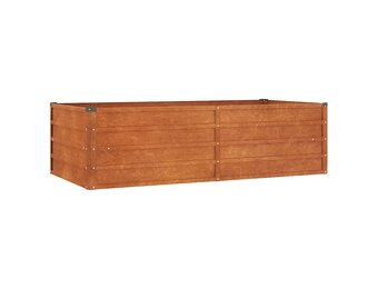vidaXL Plantenbak verhoogd 160x80x45 cm cortenstaal roestig