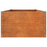 vidaXL Plantenbak verhoogd 160x80x45 cm cortenstaal roestig