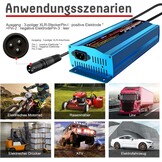 MOUDENSKAY 24V 8A Slimme Automatische Acculader met XLR Connector voor Scooter, Rolstoel, Motor, en Auto