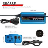 MOUDENSKAY 24V 8A Slimme Automatische Acculader met XLR Connector voor Scooter, Rolstoel, Motor, en Auto