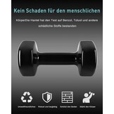 Halters set van 2 voor mannen en vrouwen, 1 kg - 5 kg korte halters gewichten voor thuis, sportschool en krachttraining