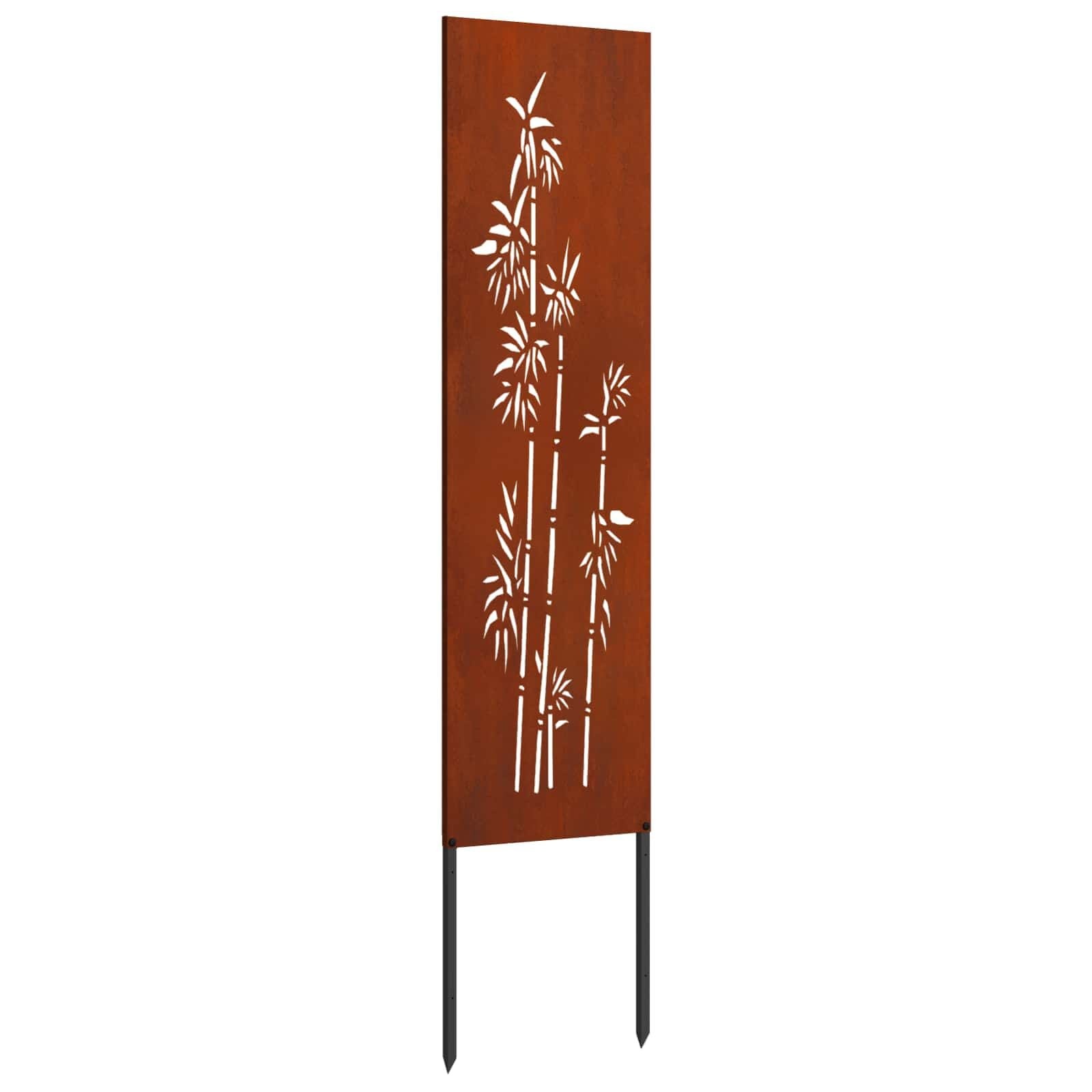 vidaXL Tuin decoratief paneel Anders Roestig 32 x 140 cm Cortenstaal