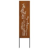 vidaXL Tuin decoratief paneel Anders Roestig 32 x 140 cm Cortenstaal
