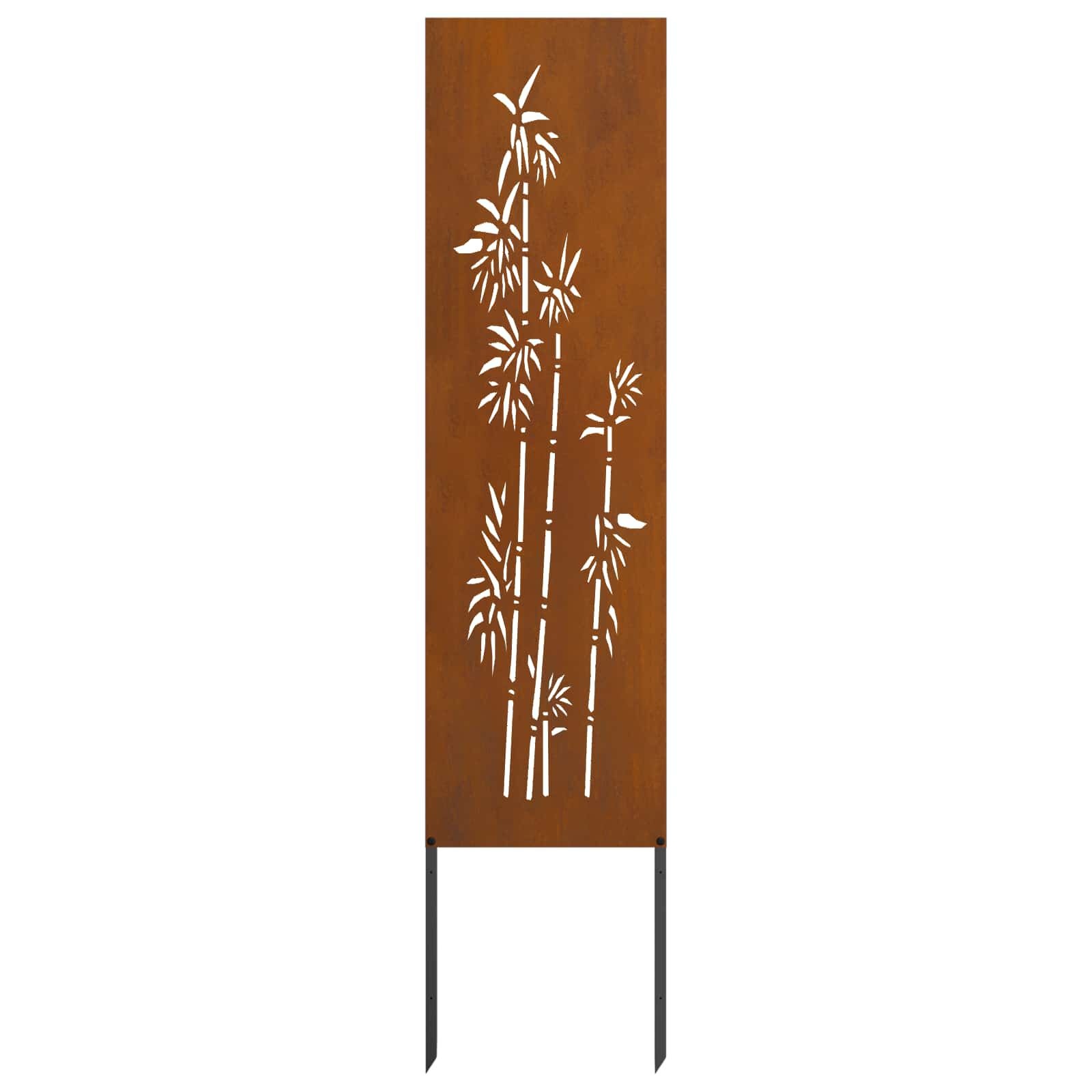 vidaXL Tuin decoratief paneel Anders Roestig 32 x 140 cm Cortenstaal