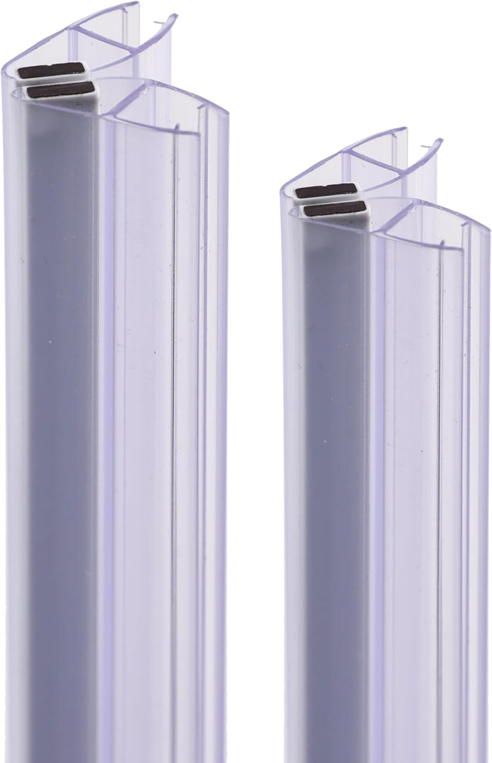 KOOBON Magneetafdichting, set van 2 (4 stuks), lengte 100 cm, glasdikte 6 mm, 7 mm, 8 mm, magneetdoucheafdichting voor douchedeuren, doucheafdichting, magnetische reserveafdichting, magnetisch, voor