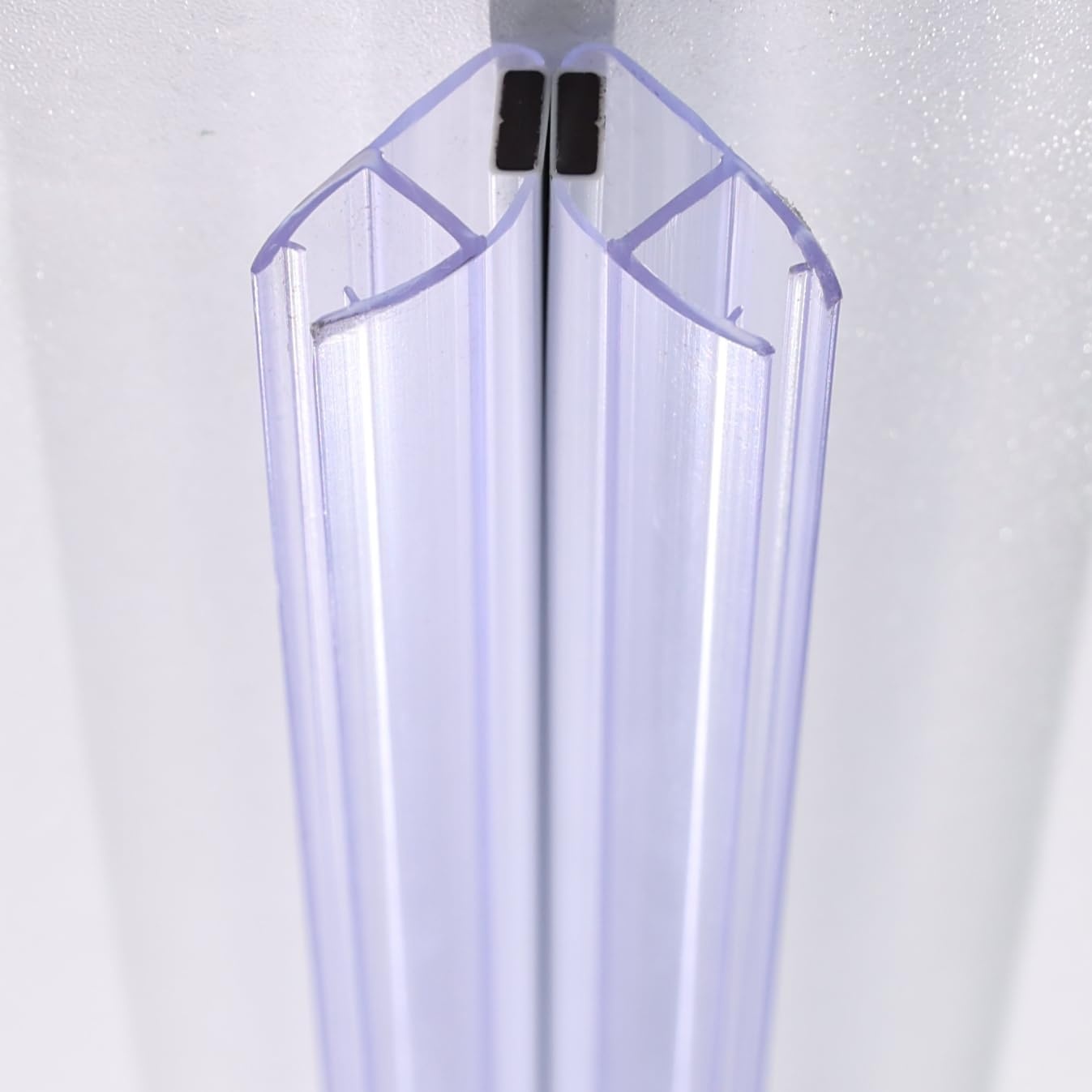 KOOBON Magneetafdichting, set van 2 (4 stuks), lengte 100 cm, glasdikte 6 mm, 7 mm, 8 mm, magneetdoucheafdichting voor douchedeuren, doucheafdichting, magnetische reserveafdichting, magnetisch, voor