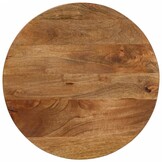 vidaXL Tafelblad rond Ø 40x3,8 cm massief ruw mangohout
