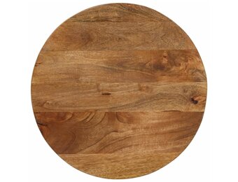 vidaXL Tafelblad rond Ø 40x3,8 cm massief ruw mangohout