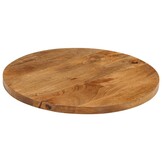 vidaXL Tafelblad rond Ø 40x3,8 cm massief ruw mangohout