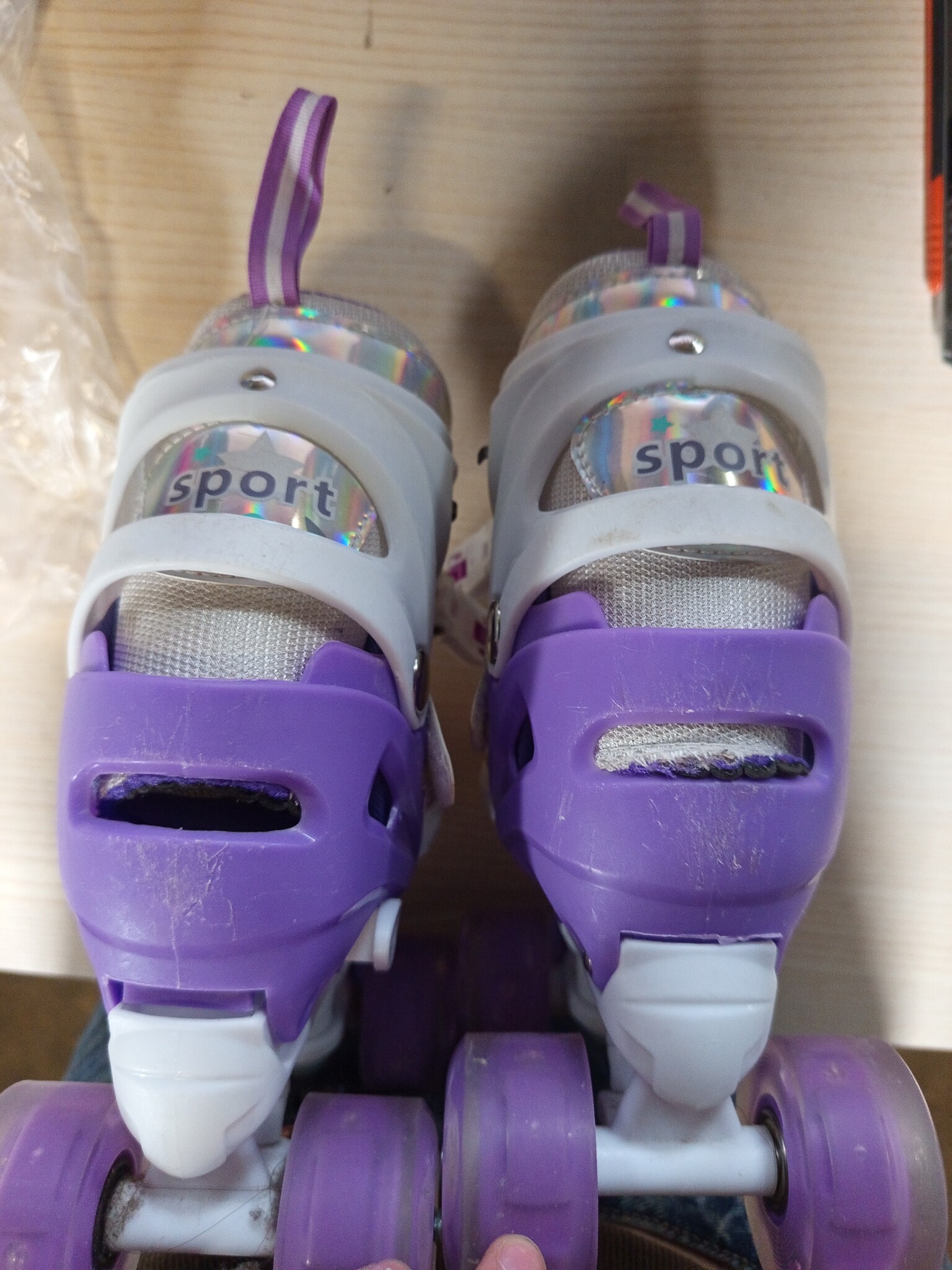 TOMSHOO Kinder rolschaatsen met LED wielen - Maat S (28-31 EU)
