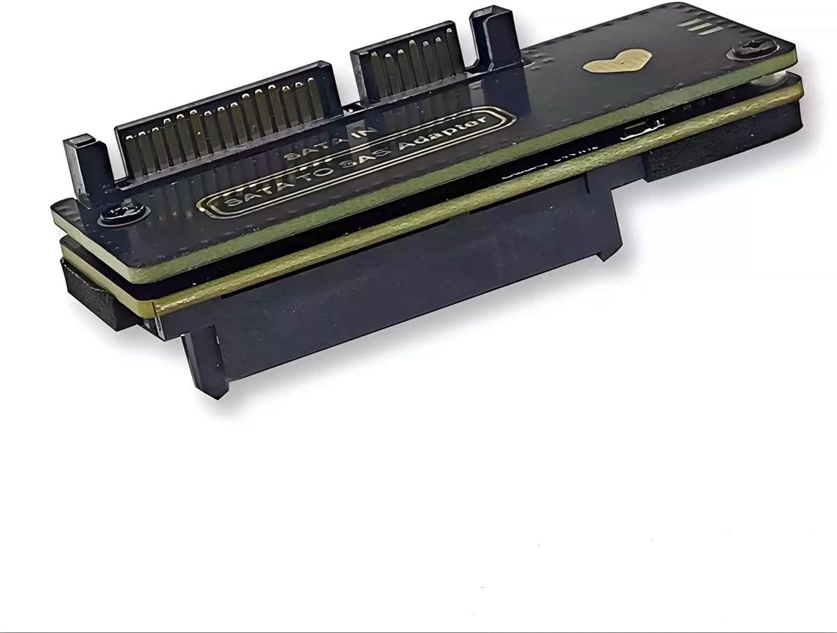 CY SFF-8482 SAS 29-pins naar 7+15 22-pins SATA-hardeschijf-RAID-adapter met SAS-controllerchipset en voedingspoort