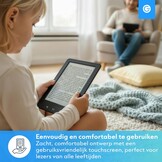 Silvergear® Ebook Reader met Achtergrondverlichting | 6-Inch E-Ink-Touchscreen | 4 GB Geheugen voor 3000+ E-Books | Pocketbook | Reflectievrij en Lichtgewicht | Zwart