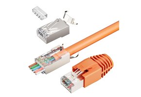 RJ45 Stekkers CAT7/CAT6A 10Gbps (10 stuks) - 32% Korting!