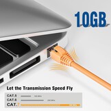 FGB 10 Gbps RJ45-stekker CAT 7 CAT 6A, 10 stuks netstekker, doorvoer en afgeschermd, 50μ verguld, Lan-stekker voor AWG23 POE installatiekabel
