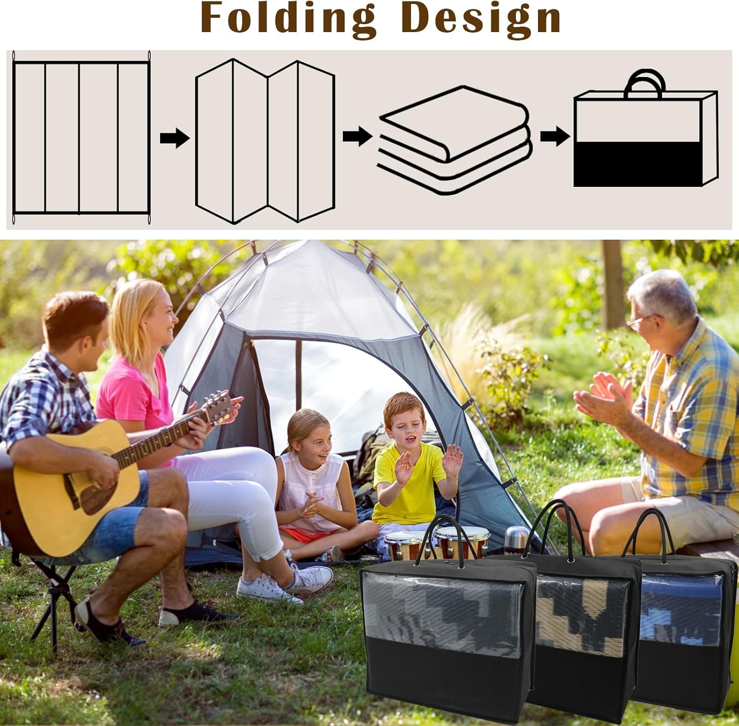 Geometrie plastic stro buitentapijt, vlekbestendig, uv-bestendig, omkeerbaar terrastapijt, waterdicht, groot campingtapijt voor binnen, buiten voor camper, veranda, achtertuin terras,