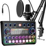 SINWE Podcast Starterspakket met Studio Condensatormicrofoon en Audio-interface voor Smartphone & PC