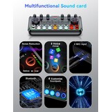 SINWE Podcast Starterspakket met Studio Condensatormicrofoon en Audio-interface voor Smartphone & PC