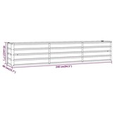 vidaXL Plantenbak verhoogd 240x40x45 cm cortenstaal roestig