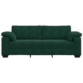 vidaXL 3-zitsbank donkergroen 178 cm fluweel