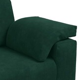 vidaXL 3-zitsbank donkergroen 178 cm fluweel