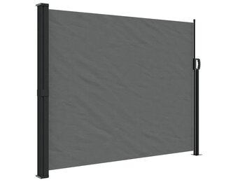 vidaXL Windscherm uittrekbaar 160x500 cm antracietkleurig