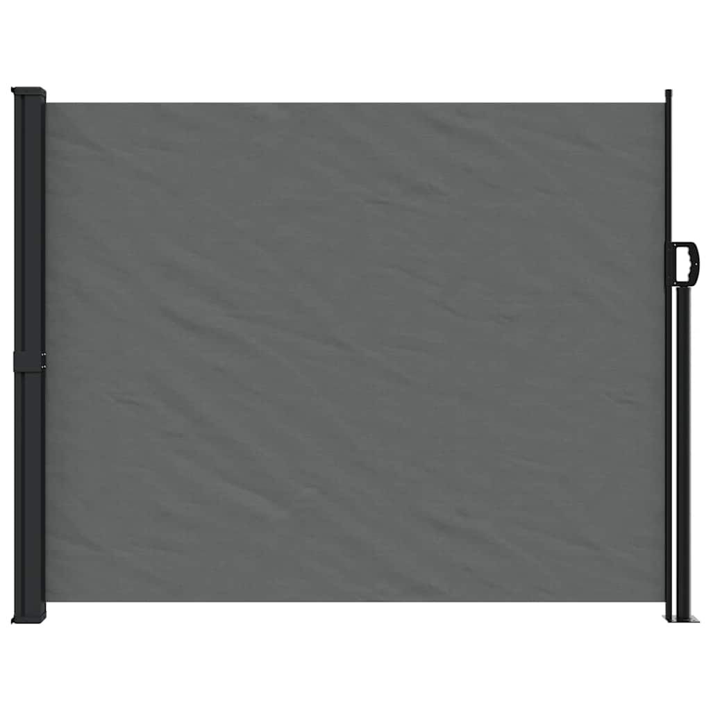 vidaXL Windscherm uittrekbaar 160x500 cm antracietkleurig
