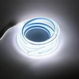 5M COB LED Strip met Schakelaar 220V 3000K Warm wit IP67 Waterdichte Strips Licht 280leds/m 15 Watt/m(Warm wit, 5)