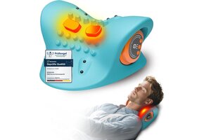 Draagbare Nekmassager met Warmte & 6 Intensiteitsniveaus - 77% Korting